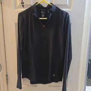 Spyder Black Long Sleeve Pullover